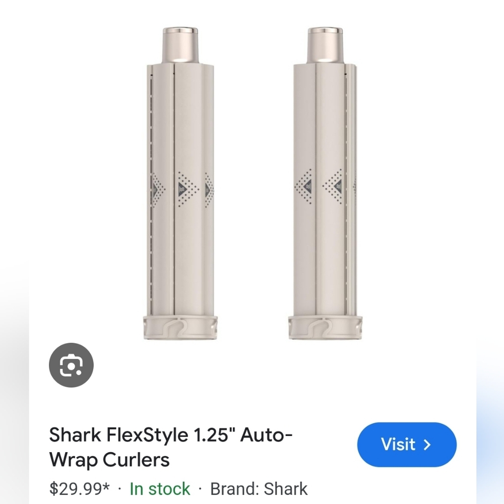 2 RIGHT Shark FlexStyle® 1.25-Inch Auto-Wrap Curlers (PLEASE READ DESCRIPTION!)